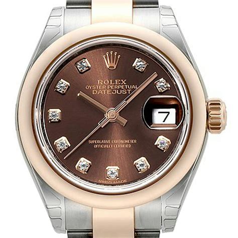 rolex just date accciaio rosa lady|rolex lady datejust fluted.